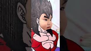 七龍珠貝吉塔，超級賽亞人四貝吉塔登場！我是超級賽亞人四貝吉塔。#貝吉塔 #七龍珠 #cos #抽象藝