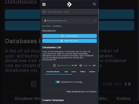 🚀 Create a MySQL Database in DirectAdmin 🖥️