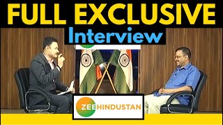Arvind Kejriwal Full Interview on Zee Hindustan