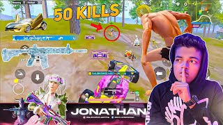 Jonathan Gaming | 50 Kills in New BGMI 3.8 Update / Full Rush Gameplay [4K]