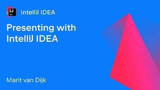 Presenting with IntelliJ IDEA