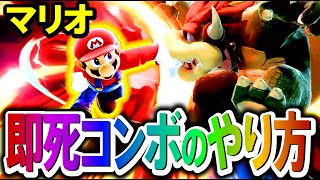 【スマブラSP】誰でもできる！マリオ即死コンボのやり方