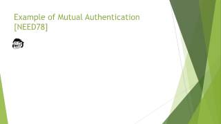 CSCI368 - Mutual Authentication
