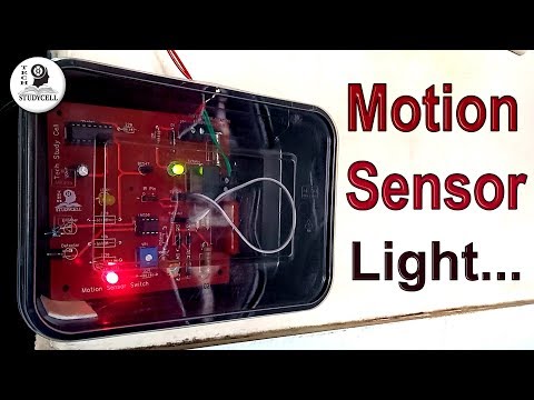 How to make Motion Sensor Light Switch at home