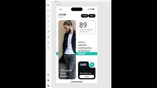 Discover new looks 😍❤️| PurePixels | Adobe XD | #satisfying #adobexd #tutorial #shorts