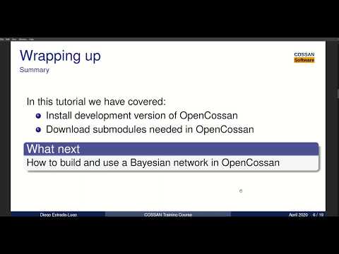 Cossan Training: Install Bayesian Network Toolbox in OpenCossan