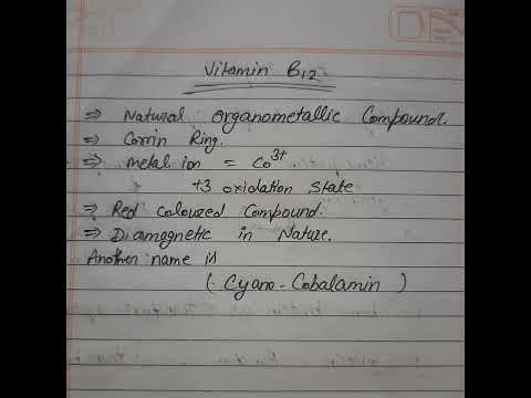 vitamin B12#mamta chemistry classes #mamta #class #shorts