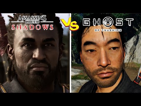 Assassin's Creed Shadows VS Ghost of Tsushima | Graphic & Details Comparison | Which Is Best? (4K)