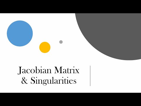 Jacobian Matrix and Singularities | Robotics | Introduction | Part 1