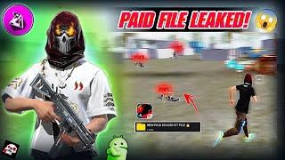 PAID FILE 📂LEAKED! HEADSHOT FILE 🔥 NO RECOIL AIMBOT FREE FIRE ANTIBAN HEADSHOT CONFIG FILE 🔥