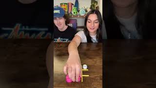 Winner picks movie! 🍿📺 #gamenight #challenge #couple #tictactoe #bottleflip #game