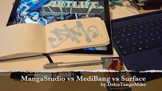 Manga Studio vs MediBang vs Surface Pro 4 vs Device Manager