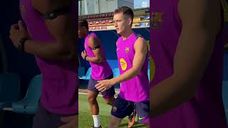 Your favorite team is back at training 😍⚽ #fcbarcelona #shorts