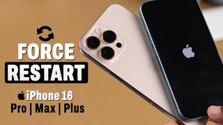 Force Restart iPhone 16's