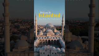 Welcome to Istanbul 🇹🇷, A City on Two Continents. #travel #istanbul #turkey #europe #asia