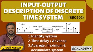 8. Input- output description of discrete time signals || EC Academy
