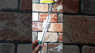 how to tie a hook to a rope #dailylifehacks #hacks #tricks #tips #knot #shortsviral #trendingshorts