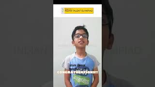 ITO Olympiad State Topper 2022-2023 - State Topper Rank 10 Shreyansh Jain Mumbai, MAHARASHTRA