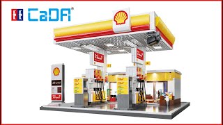 CaDA Shell Retail Station C66026W Speed Build for Collectors - Brick Builder