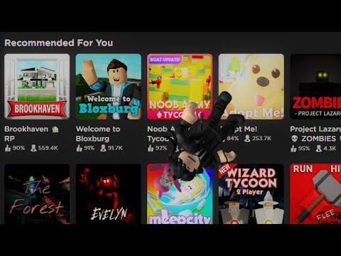 Playing games that Roblox recommended me..