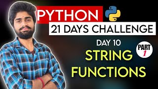Python string Methods | Day 10 part-1 |python tutorial telugu | masscoders | coding fataka