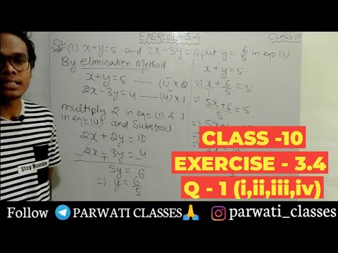 exercise 3.4 question number 1| ex 3.4 class 10 | exercise 3.4 class 10