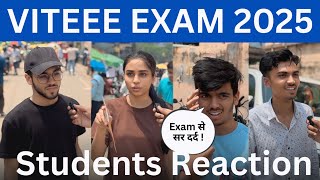 VITEEE 2025 Student Reaction | Tougher then JEE ? | Honest VITEEE Student Review