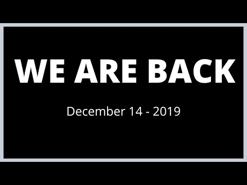 WE ARE BACK | Channel Trailer