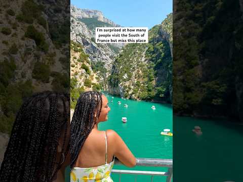South of France place to visit 📸 Les Gorges du Verdon #francetravel