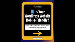 📱 Is Your WordPress Website Mobile Friendly #creativewebsite #ruwaifistudio