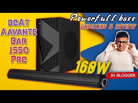 BASS का राजा 🔥 | boAt Aavante Bar 1550 Pro | Unboxing & Review.