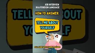 Tell Me About Yourself | Job Interview Question #JobInterviewTips