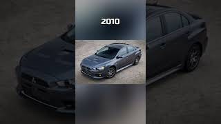 The Evolution of Mitsubishi Lancer (1973~202) #shorts