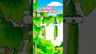 EXPLAINED: The PRICKLY Cucumber Defense! 🥒#cucumber #animation