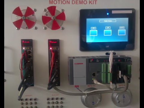 LS Motion Control with PLC LS XGB, HMI eXP40, servo L7S vs L7P