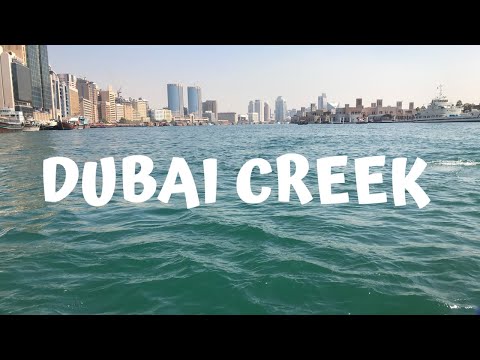 Dubai Creek boat ride