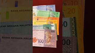 Circulating Banknotes 🇲🇾 Malaysia money currency cash #shorts #short
