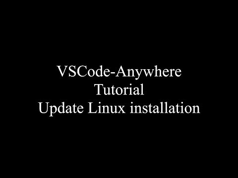 VSCode-Anywhere - Linux - Update
