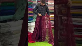 Net cutdana saree || demanding article || sherry brand || #ytshort #onlineshopping #youtubeshorts