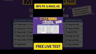 IBPS PO LIVE TEST .                      #ibpspo2023