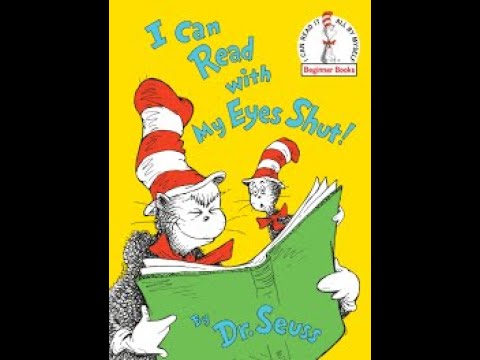 I Can Read With My Eyes Shut!