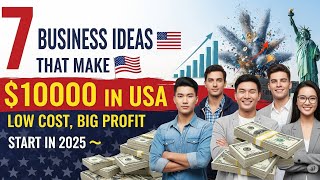 🚀 7 Low Investment & Profitable Business Ideas in USA | Start Your Own Business Today! 🇺🇸