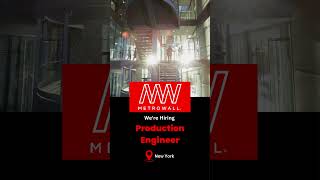 We Have a Job Opening for a Production Engineer #metrowall #engineering #jobopportunities