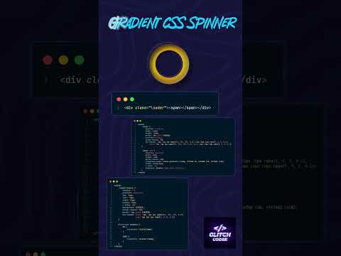 Gradient Loading Animation Design Using Pure CSS #css #codingtutorial #cssanimation