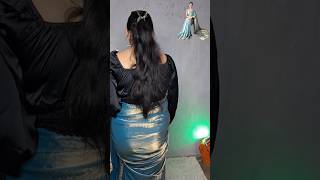 Rakhi Special🥻Teal Blue Silk Saree😍 | Wedding & Party Look on Budget! #viral #shirts #festival