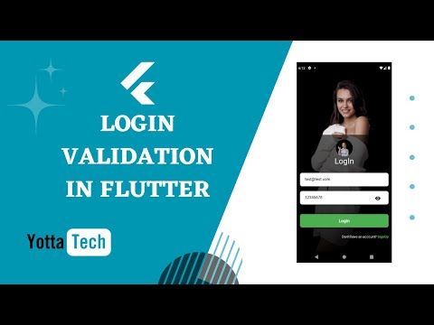 Login Validation in Flutter | Login Validation