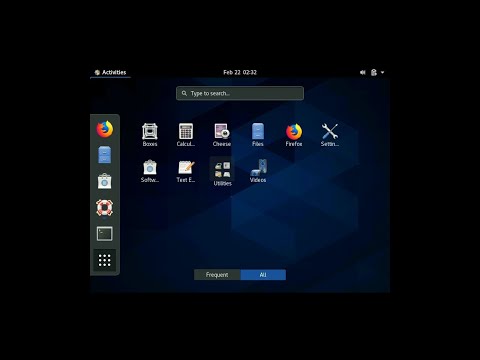 CentOS 8.1 64 bit: Installation, software and memory, disk usage - Time-lapse photography