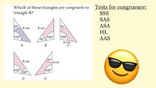 Congruent triangles