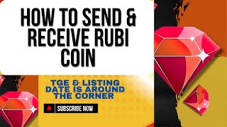 How To Send & Receive Rubi Coin From One Wallet To Another
