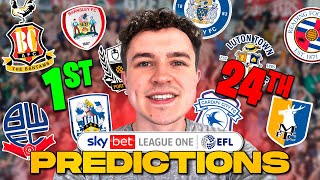 My League One Predictions (25/26)